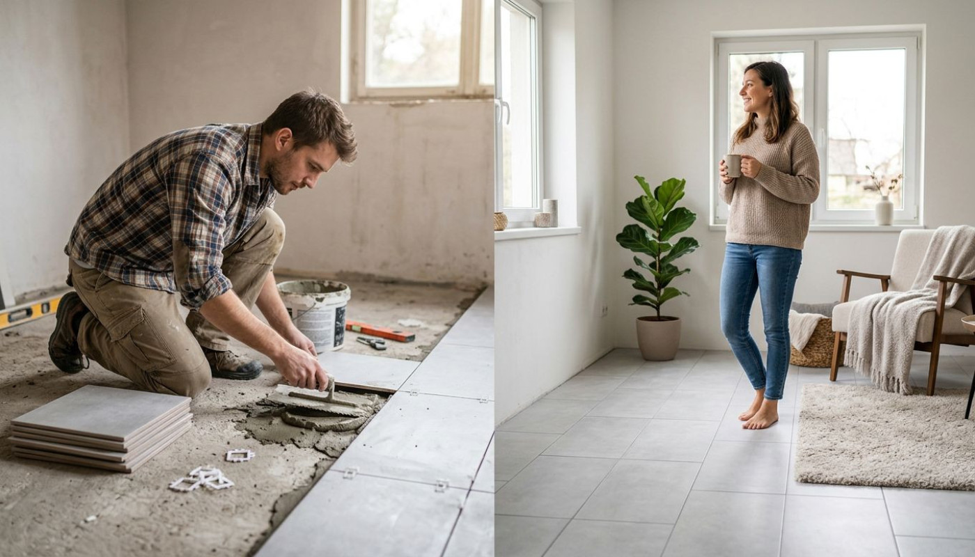 Comment la pose de carrelage transforme l’ambiance d’une pièce en une journée