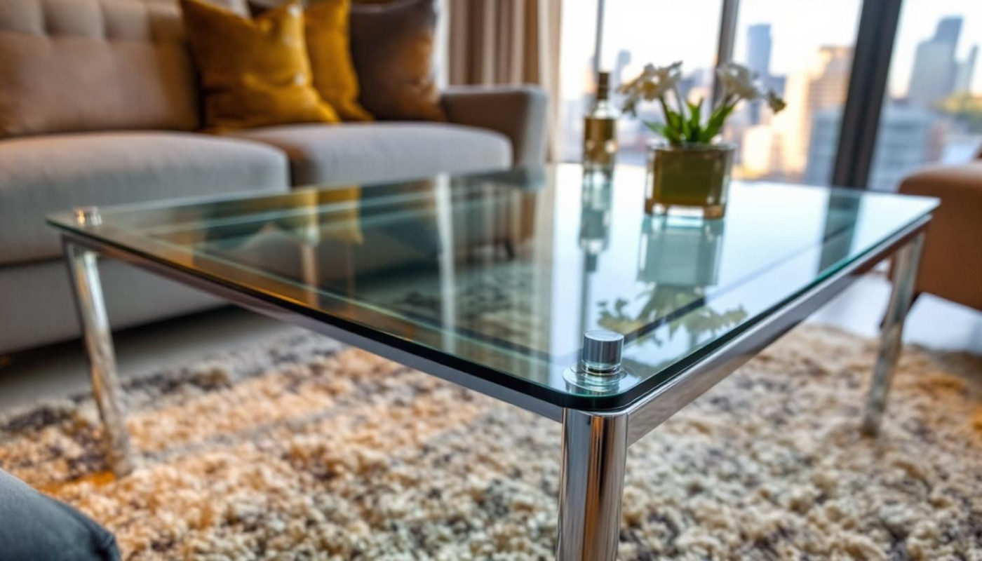 Exploration des tendances 2023 : tables basses en verre dans la décoration moderne