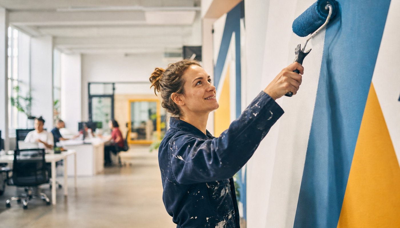 Quand l'artisanat de la peinture sublime la vie quotidienne en entreprise