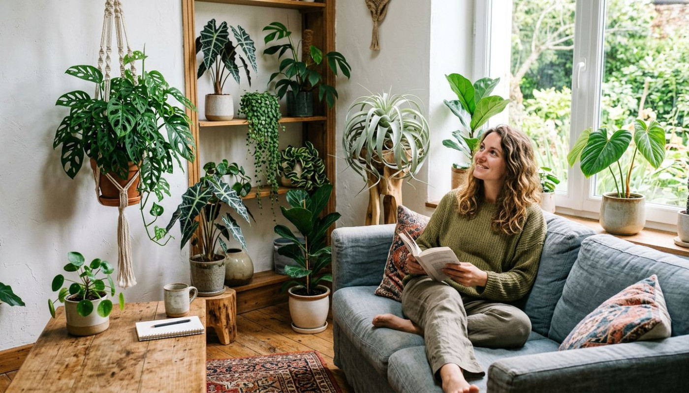 Utilisation de plantes inhabituelles pour un intérieur unique